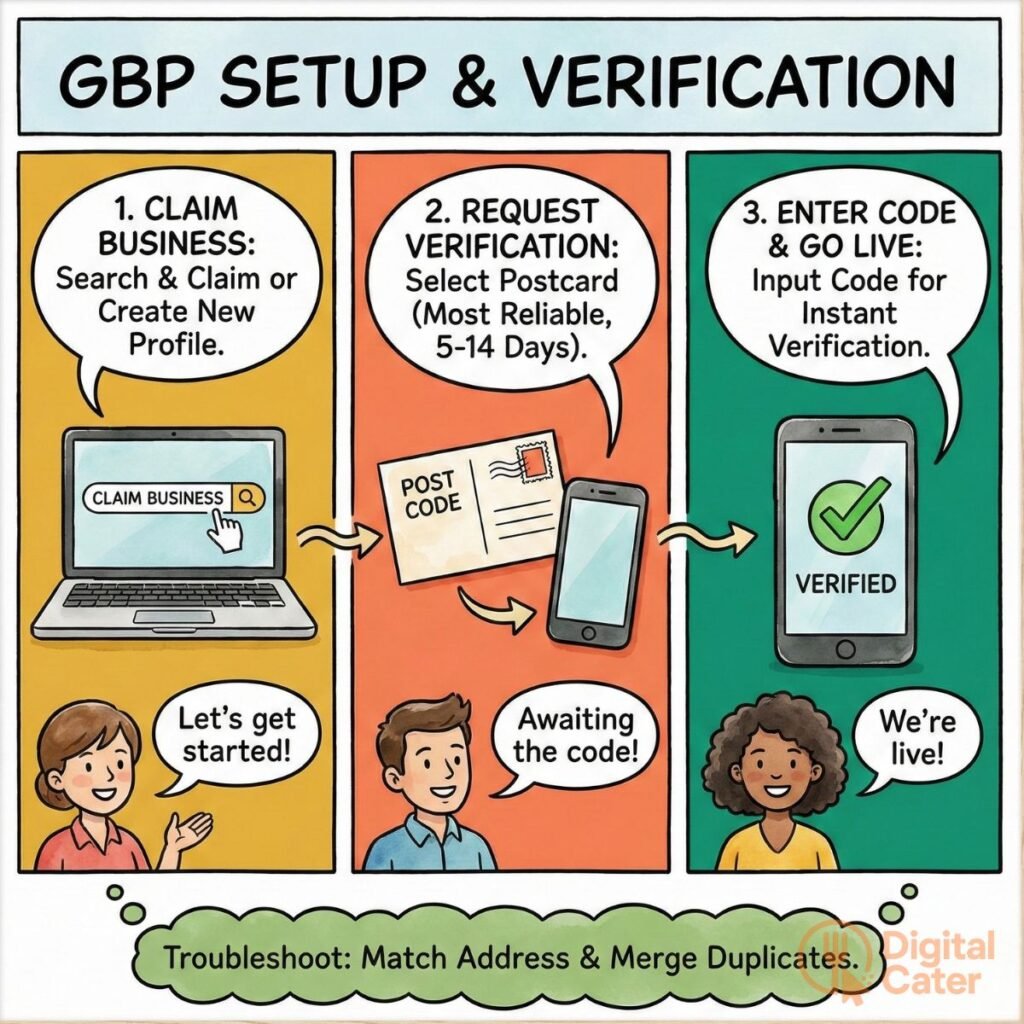 gbp setup and verification