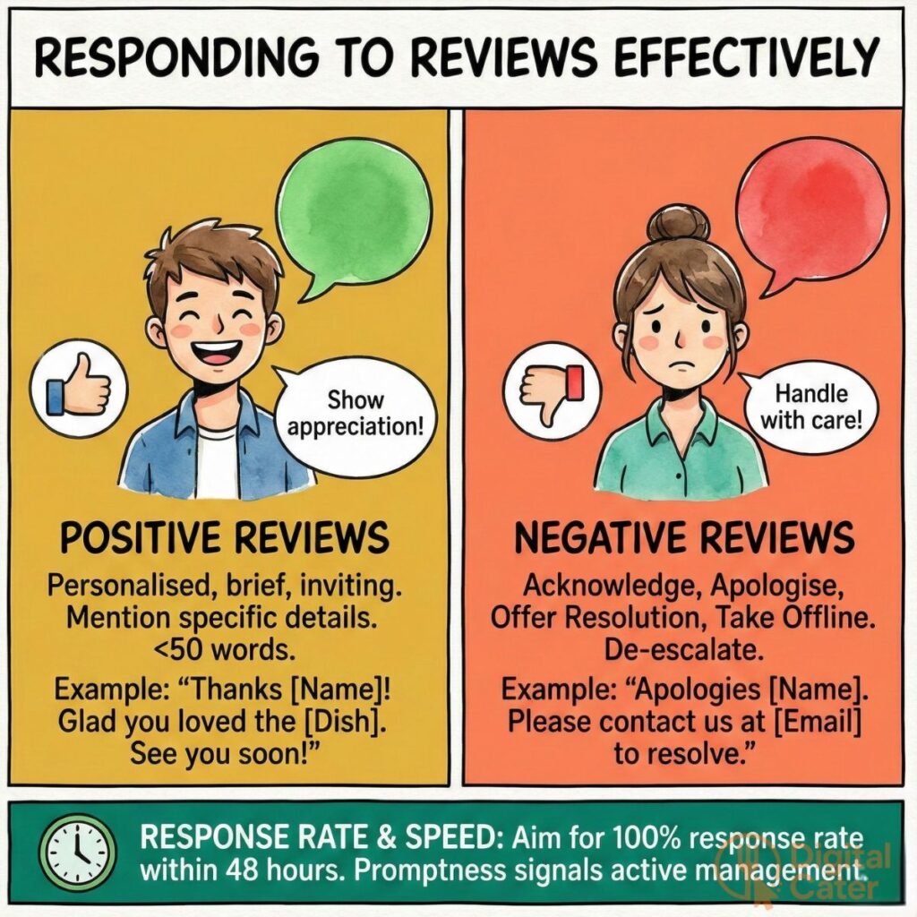 responding to reviews effectively