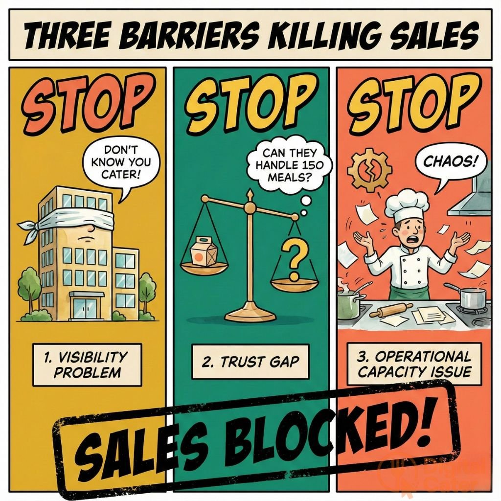 barries killing catering sales