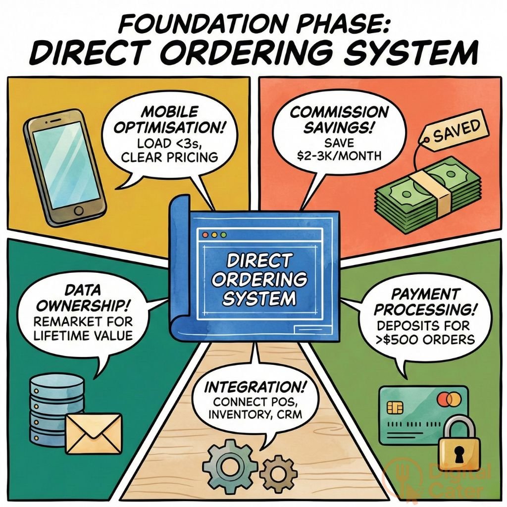 building direct catering system