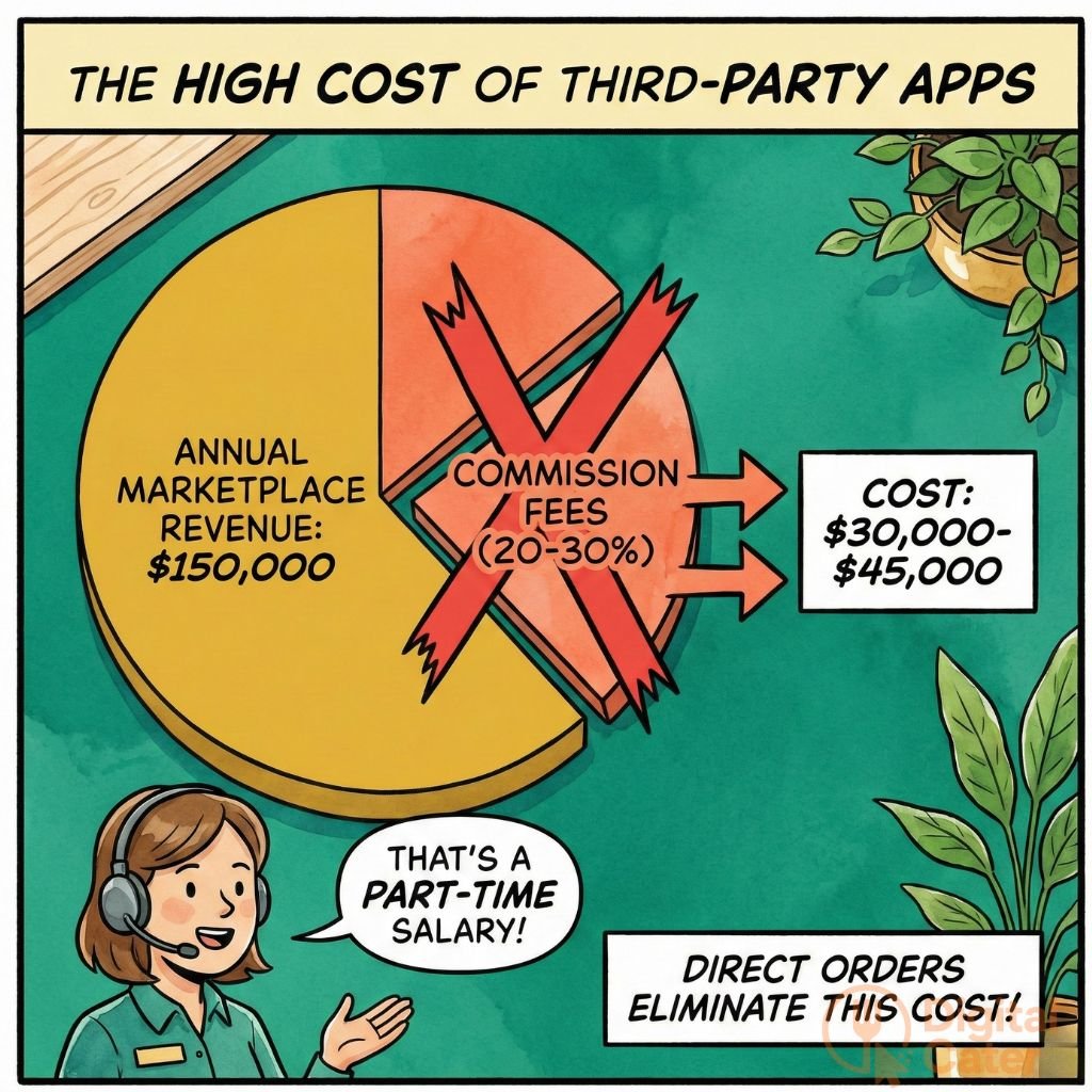 high cost thirdparty catering marketplace