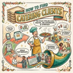how to find catering clients
