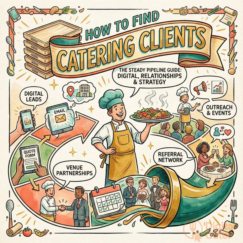 how to find catering clients