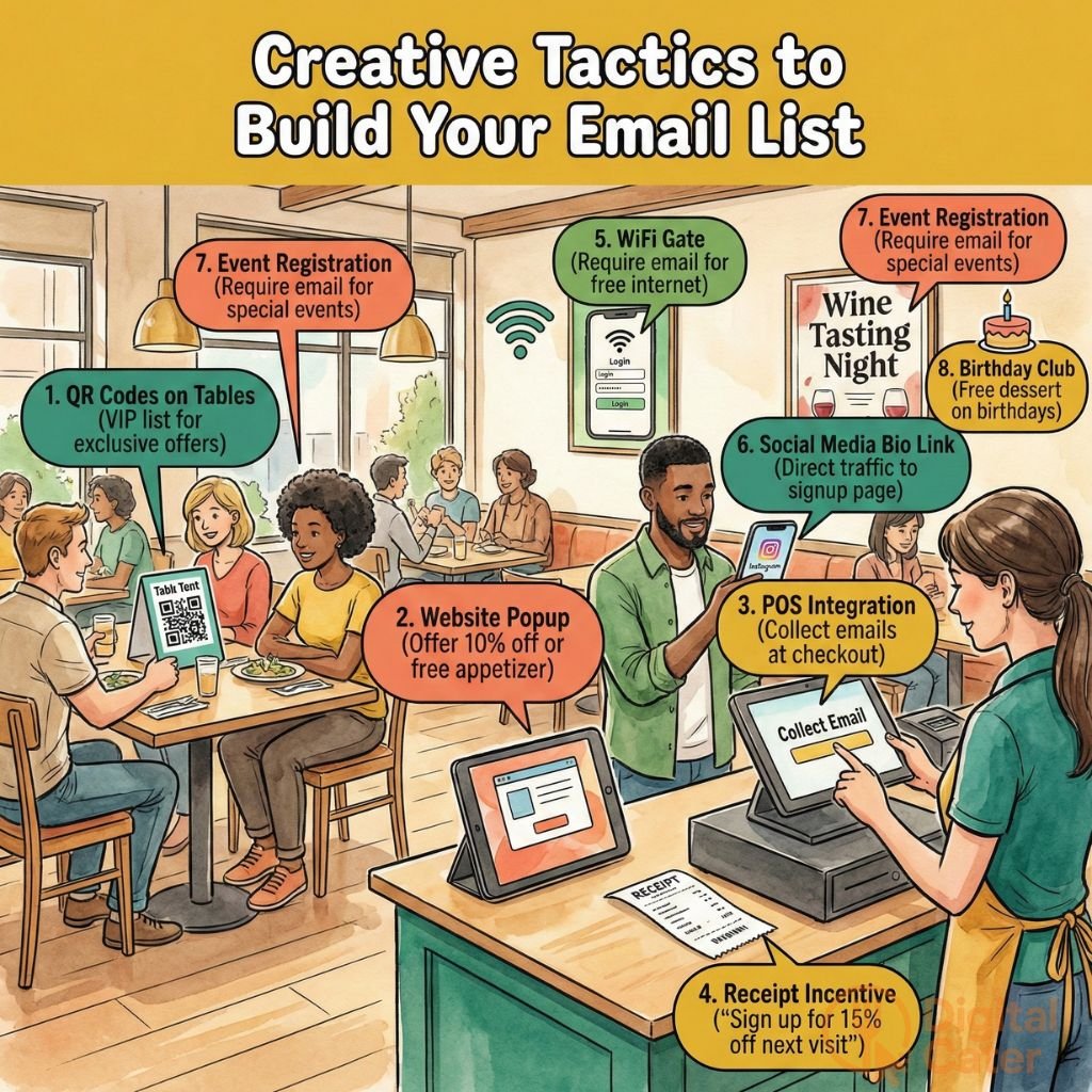 creative tactics to build email list