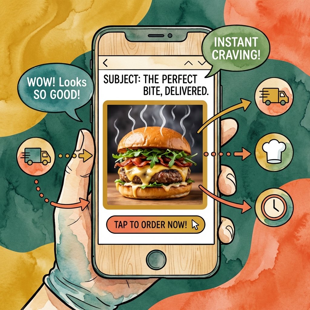 Crafting Mouth-Watering Visual Content for Emails