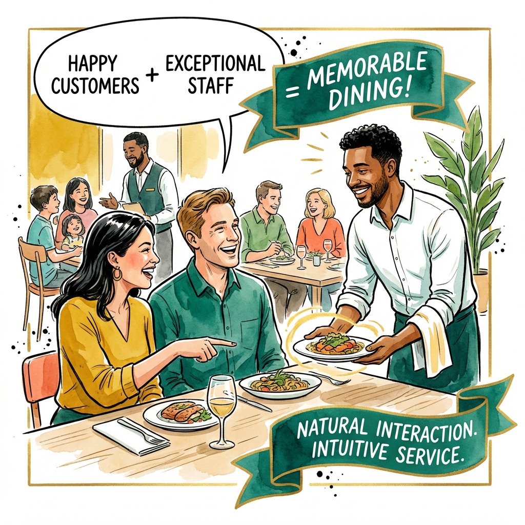 Exceptional restaurant customer service