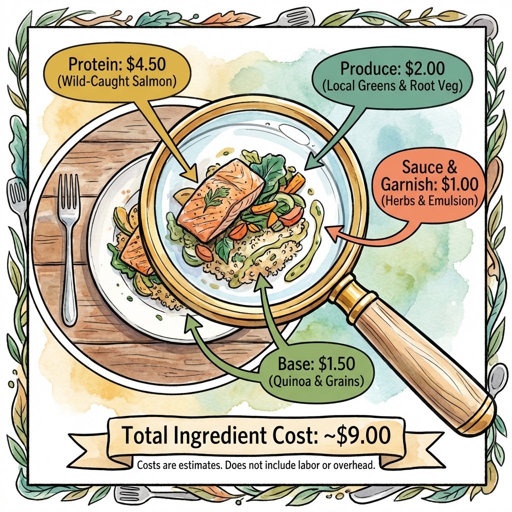 Calculating the per-item food cost percentage helps you engineer a more profitable menu.