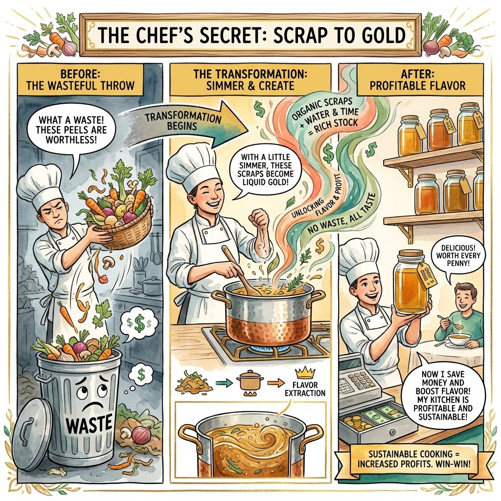 Implementing zero-waste strategies in your kitchen can dramatically lower your overall food cost percentage.