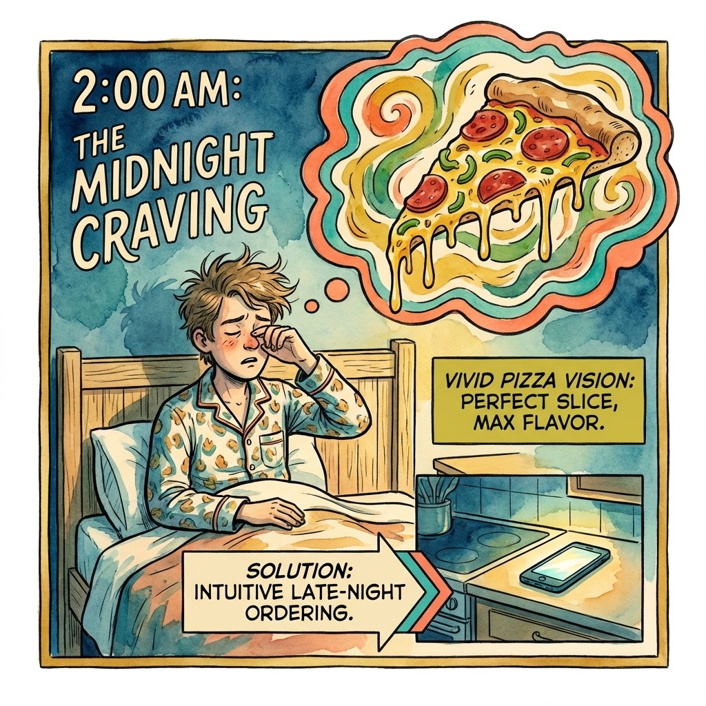 The Relatable Craving Pizza Meme Format