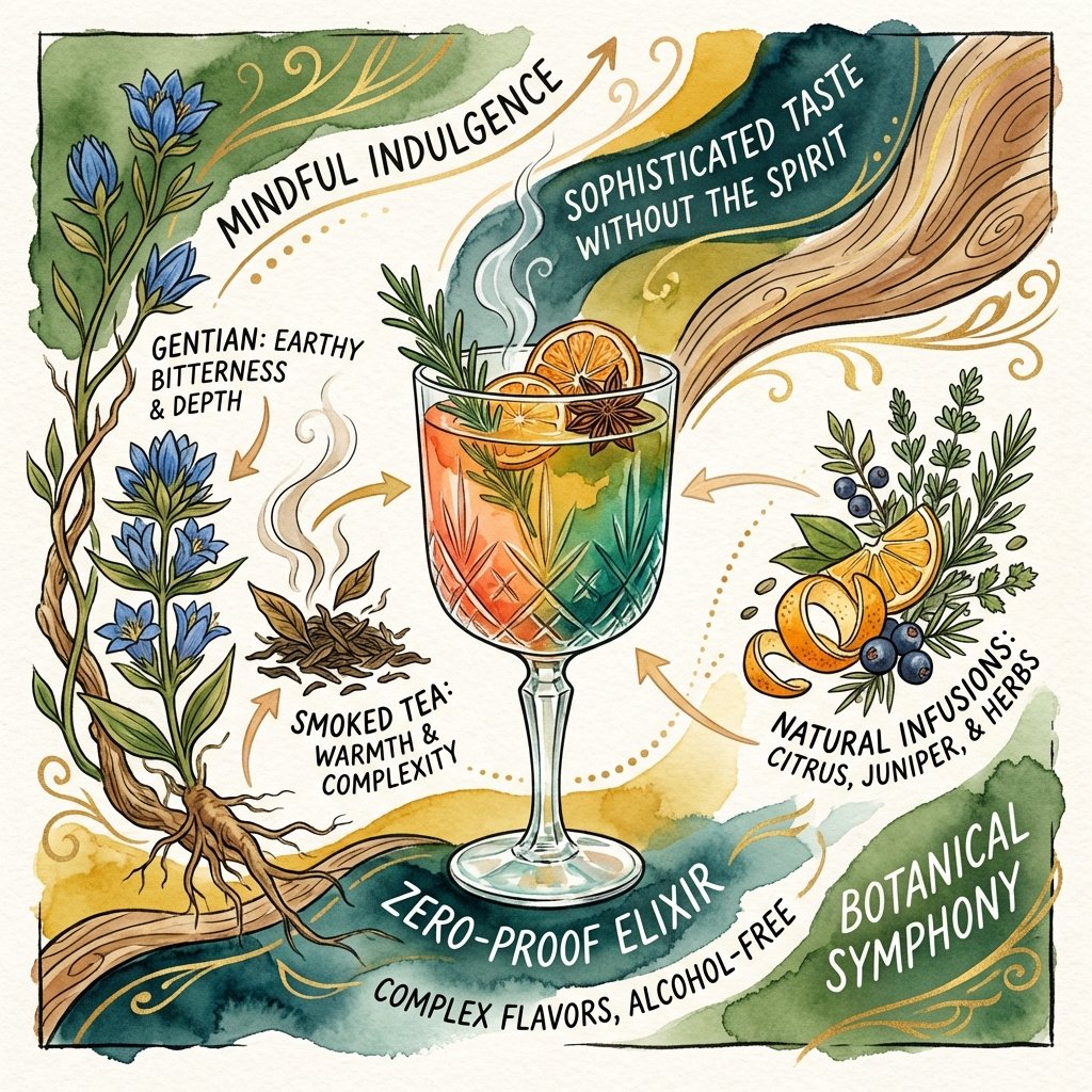 Premium zero-proof functional mocktail driving massive beverage margins