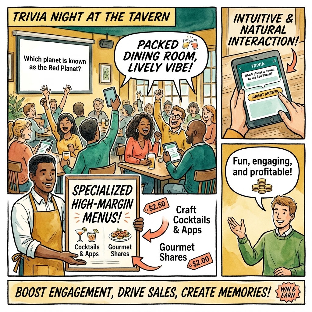 Hosting weekly consistent restaurant theme nights for loyal customers